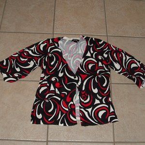 Multicolored Sz Small Casual or Dress Stretchy Lightweight Silk Blend Sweater